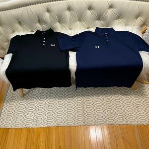 Under Armour dri fit golf shirts